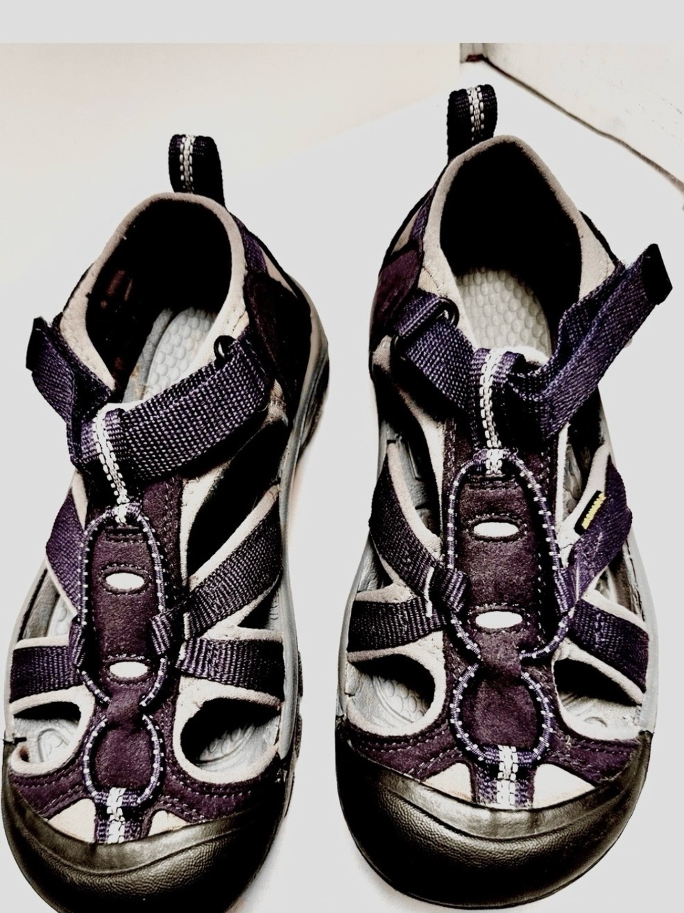 Keen Newport Sandals Youth Size 3 Blue Gray Waterproof Shoes Hiking Outdoor